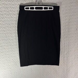 Chic Black Pencil Skirt